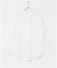 混苧麻寬鬆襯衫(米色-FREE-OFF WHITE)