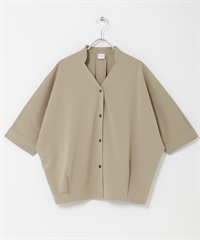 『UR TECH完聲 』涼感蝙蝠袖襯衫(膚色-FREE-BEIGE)