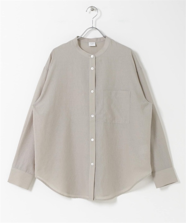 UR TECH 立領襯衫(膚色-FREE-BEIGE)