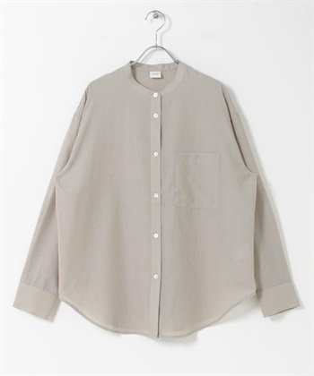 UR TECH 立領襯衫(膚色-FREE-BEIGE)