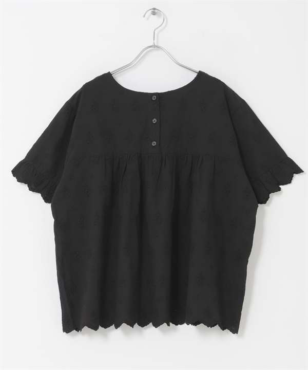 2WAY鏤空蕾絲罩衫(黑色-FREE-BLACK)