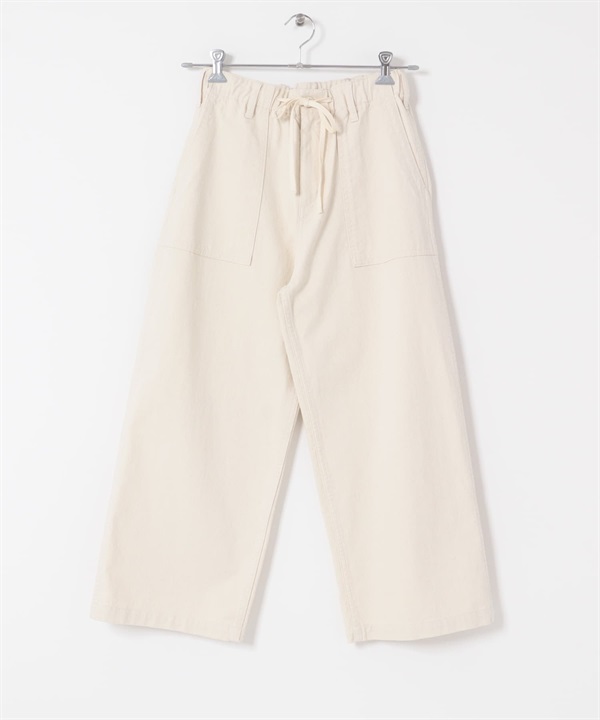 棉質貝克褲(亞麻色-S-其他白色)