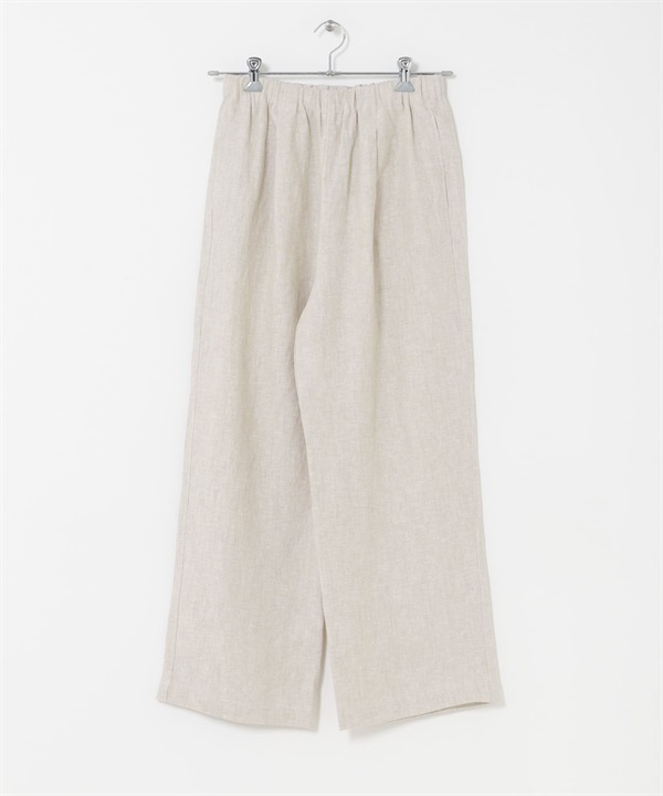 亞麻輕便長褲(原色-S-NATURAL)