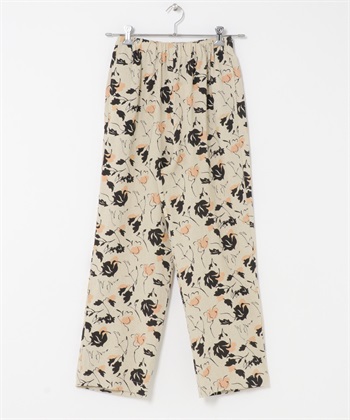 亞麻萊賽爾輕便長褲(原色x粉紅色-FREE-NATURAL)