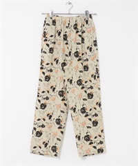 亞麻萊賽爾輕便長褲(原色x粉紅色-FREE-NATURAL)