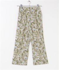 印花輕便長褲(灰膚色x薄荷綠-S-其他膚色)