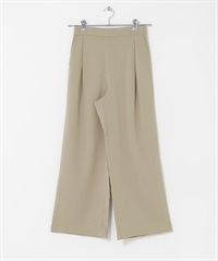 『UR TECH完聲 』涼感正面打褶輕便長褲(膚色-M-BEIGE)