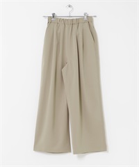 『UR TECH完聲 』涼感碎褶寬褲(膚色-M-BEIGE)