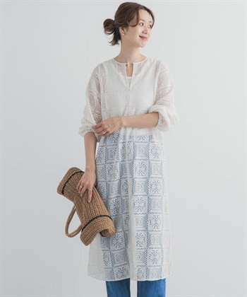 蕾絲洋裝(附內襯洋裝)