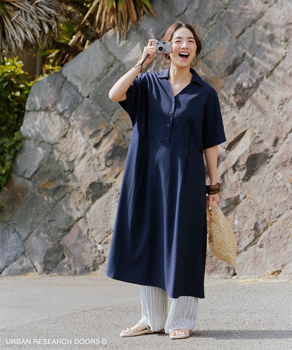 『UR TECH完聲 』涼感蝙蝠袖洋裝
