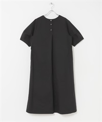 2WAY燈籠袖洋裝(黑色-FREE-BLACK)