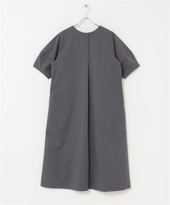 2WAY燈籠袖洋裝(炭灰色-FREE-CHARCOAL GRAY)