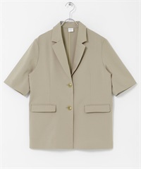 『UR TECH完聲 』涼感五分袖西裝外套(膚色-FREE-BEIGE)