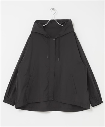 UR TECH 防潑水可收納傘狀連帽外套(黑色-FREE-BLACK)