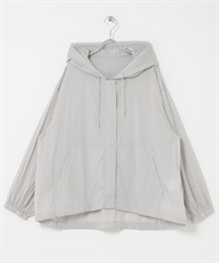 UR TECH 防潑水可收納傘狀連帽外套(淺灰色-FREE-LIGHT GRAY)