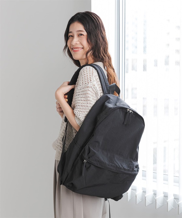 可水洗後背包(黑色-one-BLACK)