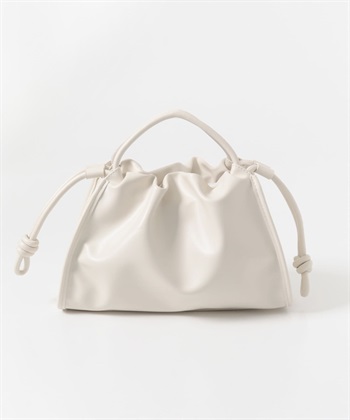 抽繩托特包(米白色-one-OFF WHITE)