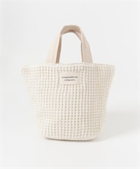 【別注】beej/華夫格托特包(米色-one-OFF WHITE)