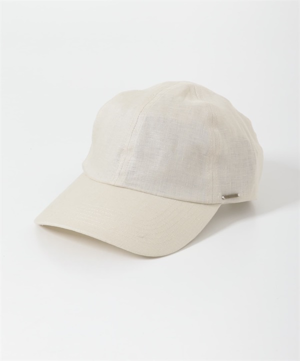 亞麻棒球帽(原色-one-NATURAL)