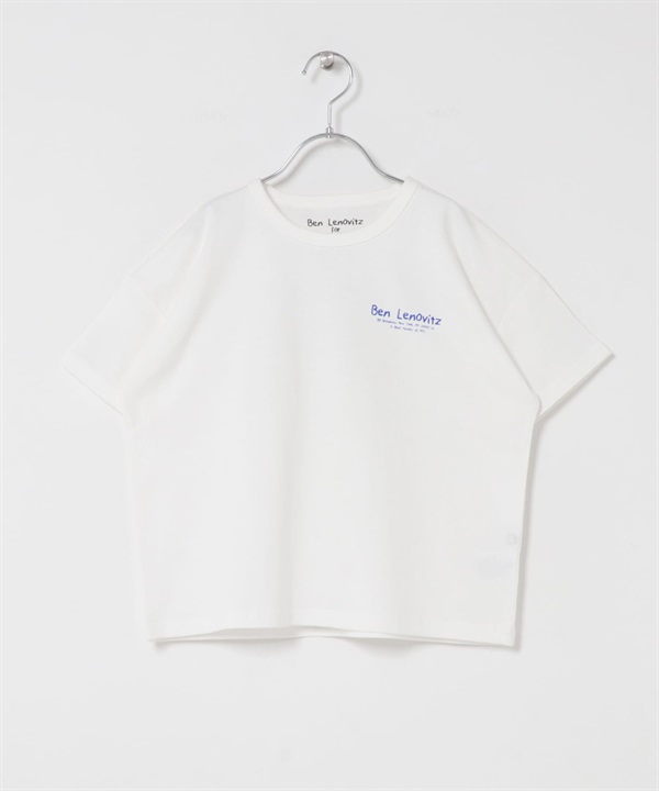 Ben Lenovitz 印花T恤(KIDS)(米色-120-WHITE)