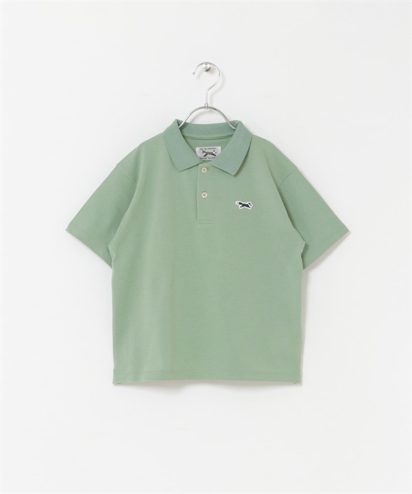 【親子裝】【別注】PENNEYS / THE FOX刺繡鹿子織POLO衫(KIDS)(薄荷綠-120(115-125)-MINT)