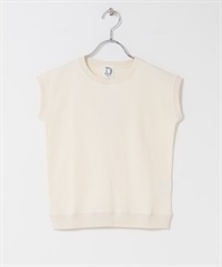 變形華夫格無袖套衫(KIDS)(米色-120(115-125)-OFF WHITE)