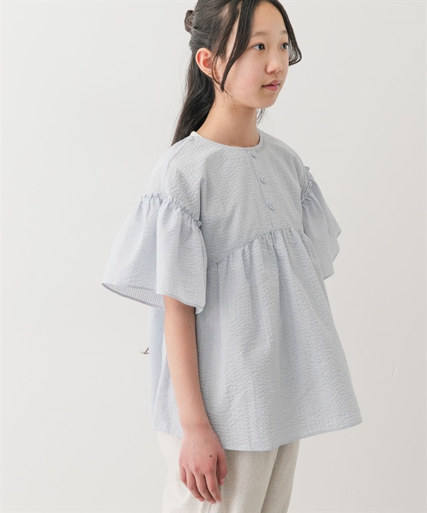 2WAY直條紋罩衫(KIDS)