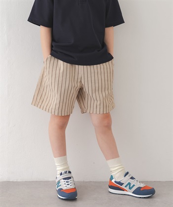 直條紋短褲(KIDS)