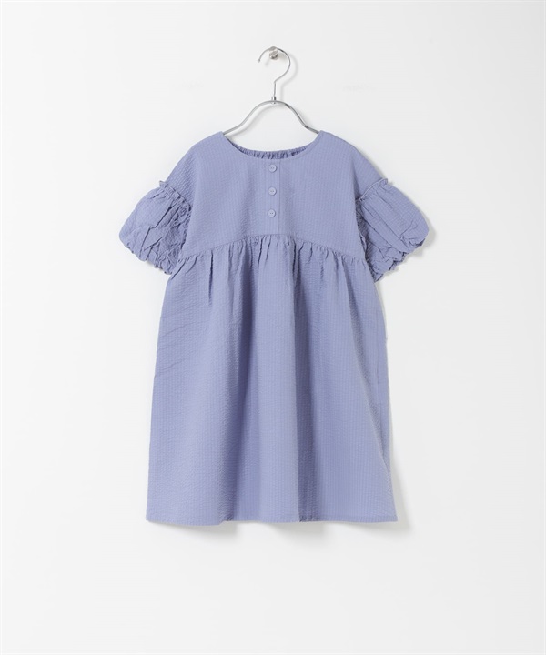 2WAY泡泡紗洋裝(KIDS)(淺藍色-120(115-125)-LIGHT BLUE)