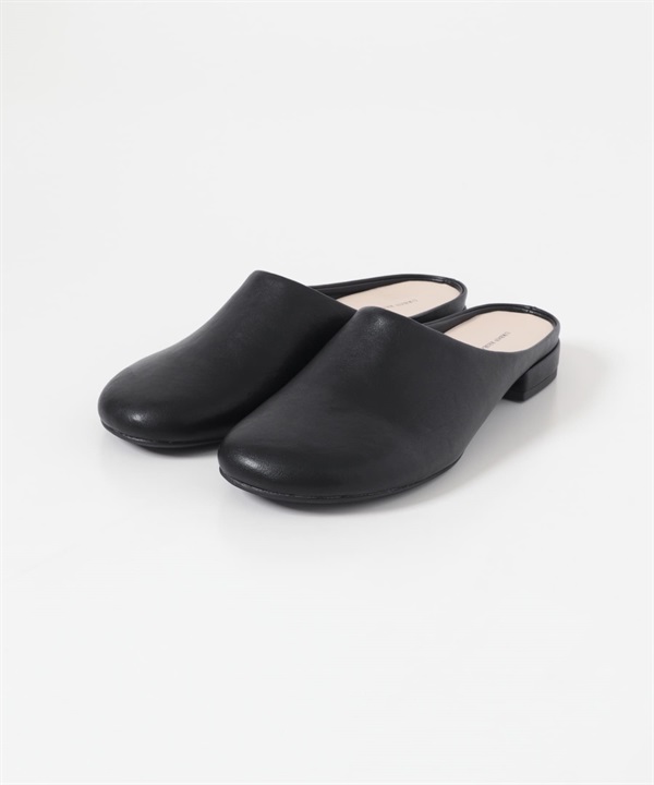 低跟包頭穆勒鞋(黑色-37-BLACK)