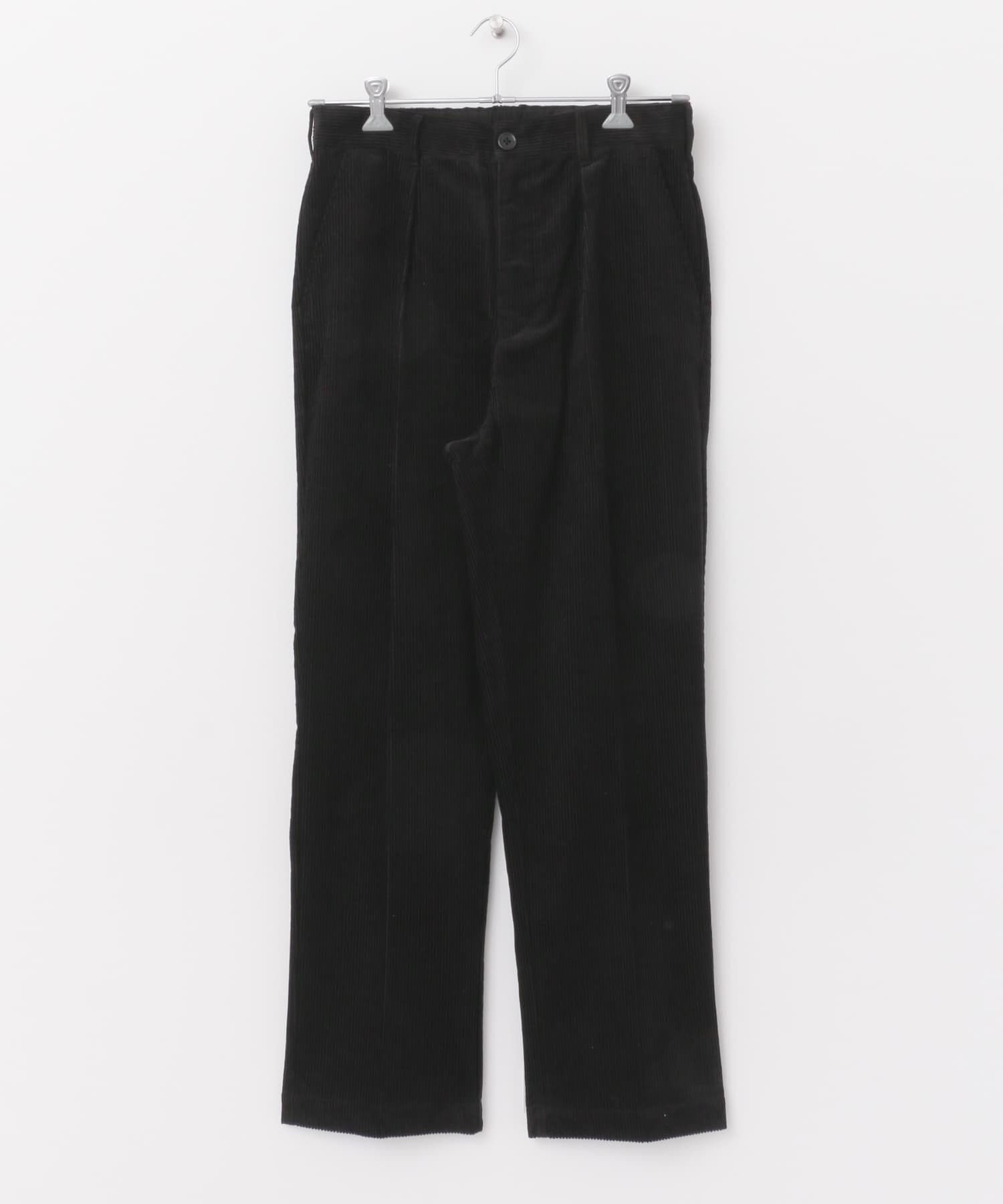 【恆溫蓄熱】UR TECH 燈芯絨寬版長褲(黑色-L-BLACK)