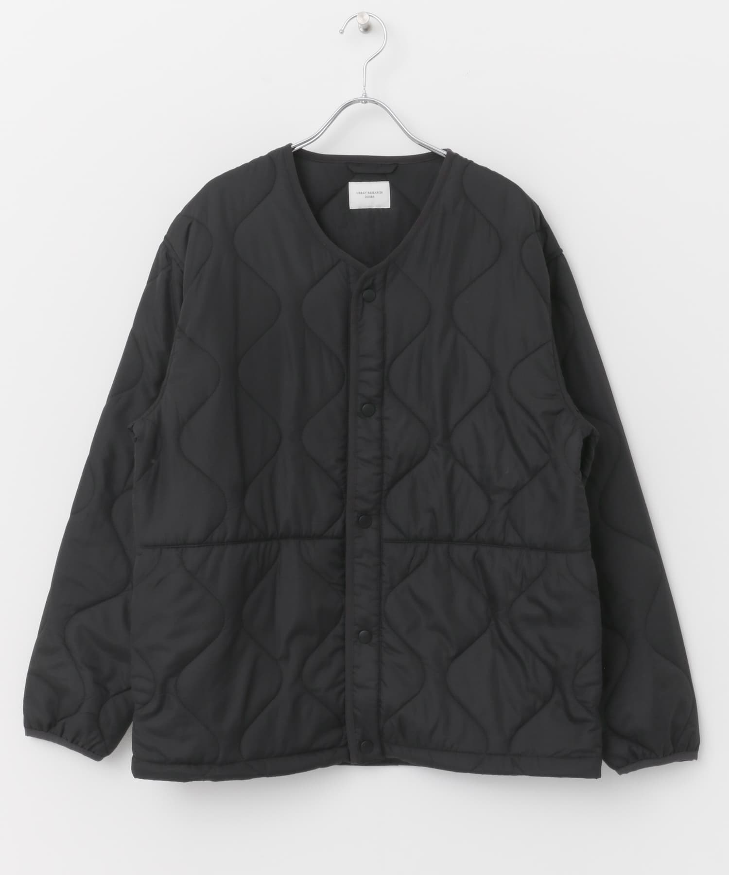 【恆溫蓄熱】UR TECH 填充絎縫夾克(黑色-L-BLACK)