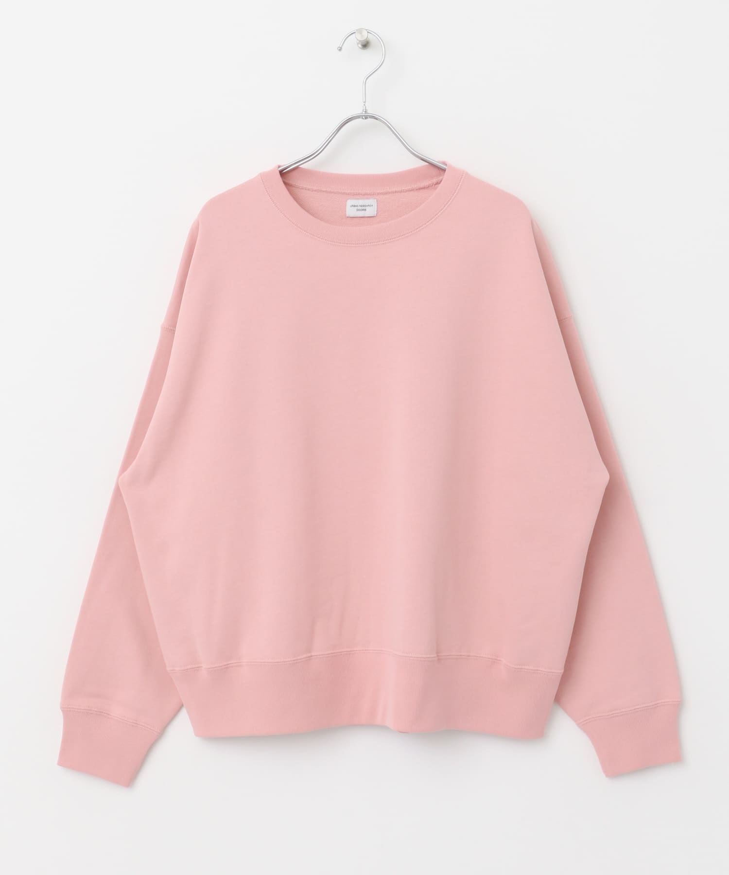 棉質圓領套衫(粉紅色-M-PINK)
