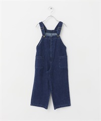 【親子裝】拉鍊牛仔吊帶褲(KIDS)(牛仔原色-120-ONE WASH)