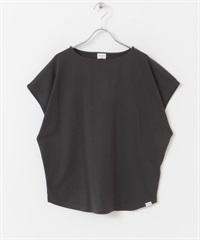 add fabrics 寬版法式袖T恤(炭灰色-M-CHARCOAL GRAY)