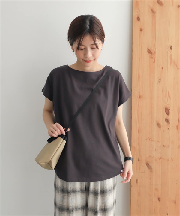 add fabrics 寬版法式袖T恤