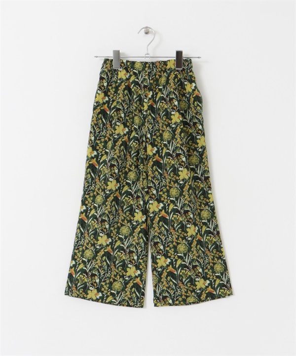 【親子裝】印花輕便長褲(KIDS)(綠色x黃色-105-其他綠色)