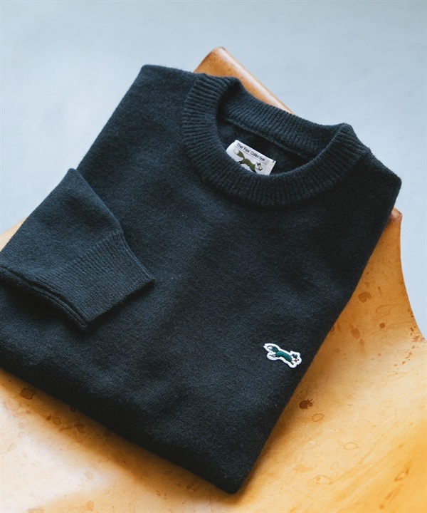 【別注】PENNEYS / THE FOX刺繡圓領舒適針織衫