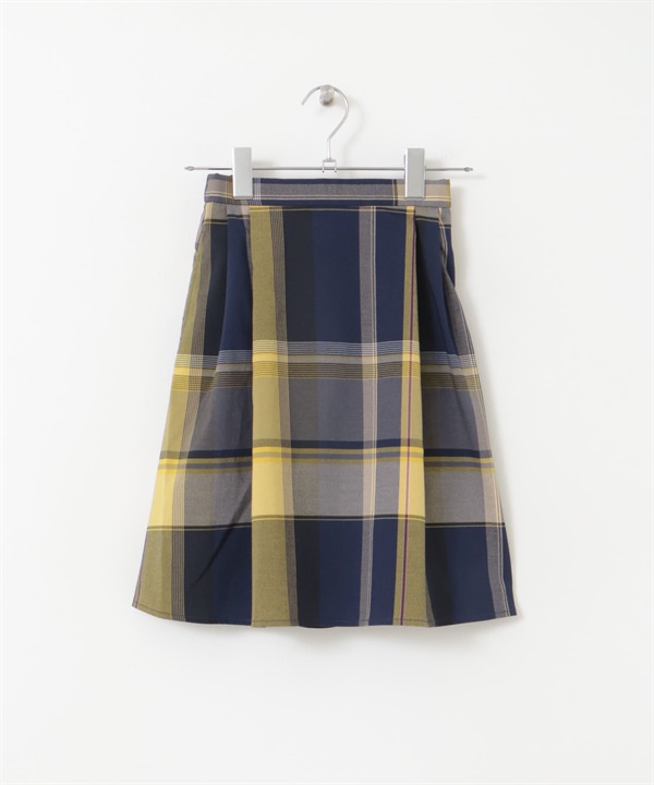 【親子裝】彩色格紋裙(KIDS)(藍色-120-BLUE)
