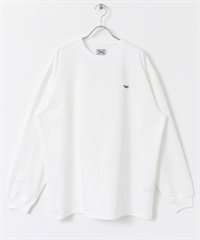 【別注】PENNEYS / THE FOX 織標刺繡長袖T恤(白色-M-WHITE)