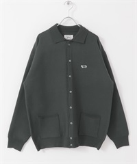 【別注】PENNEYS / THE FOX刺繡襯衫開襟衫(炭灰色-M-CHARCOAL GRAY)