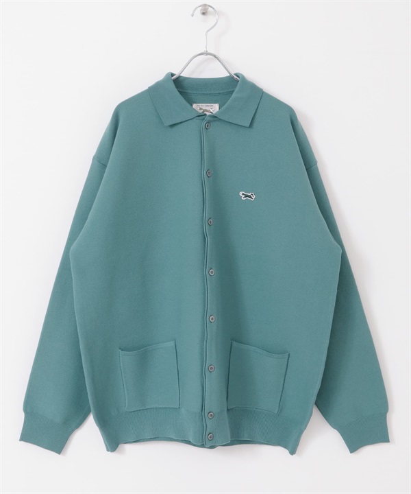 【別注】PENNEYS / THE FOX刺繡襯衫開襟衫(藍色-M-BLUE)