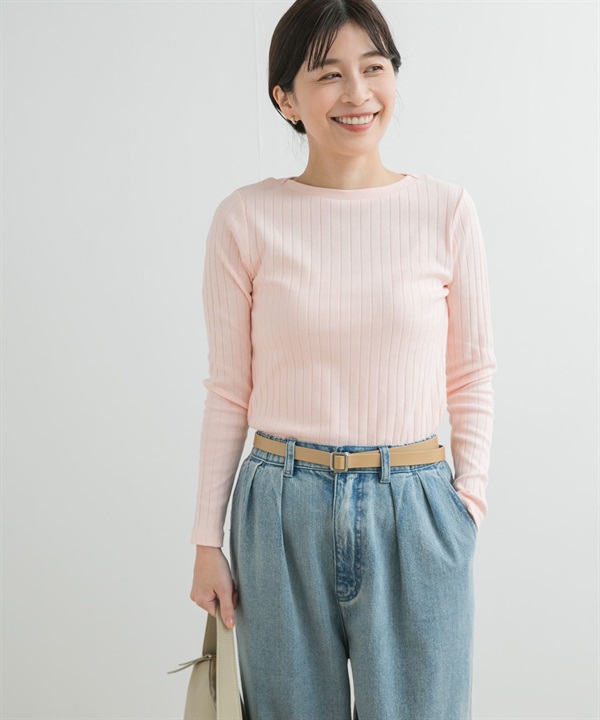 抽針長袖上衣
