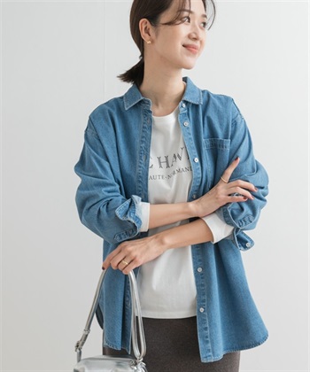 標準領牛仔襯衫