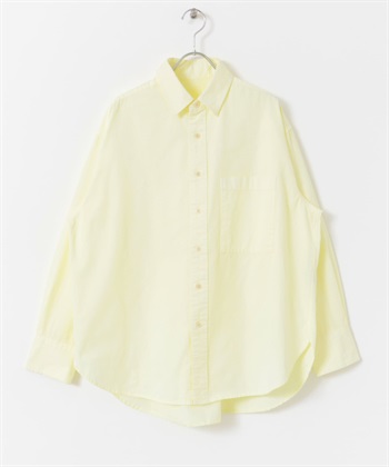 成品染色襯衫(黃色-M-YELLOW)