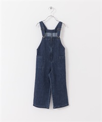 【親子裝】拉鍊牛仔吊帶褲(KIDS)(牛仔原色-120-ONE WASH)