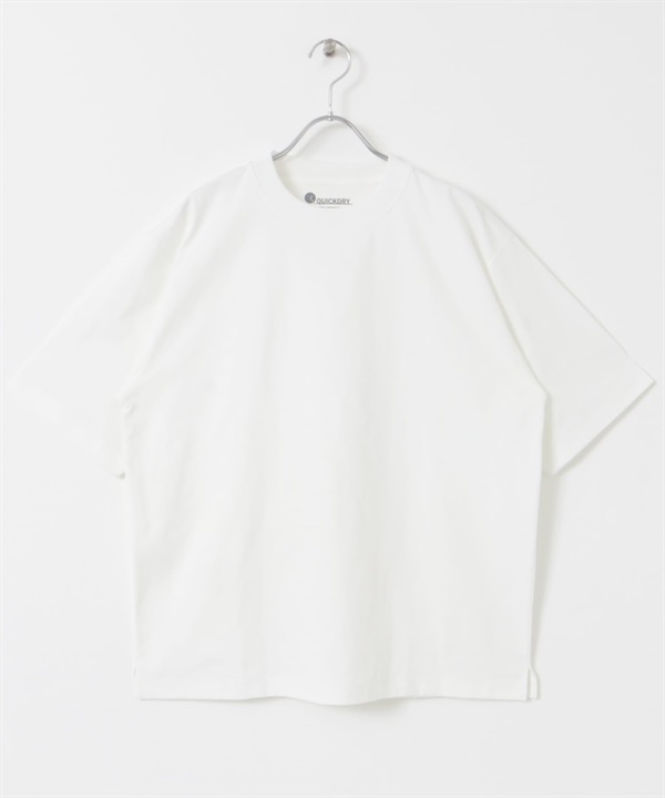 Quick Dry 超快乾短袖T恤(白色-M-WHITE)