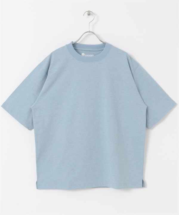 Quick Dry 超快乾短袖T恤(藍色-M-BLUE)