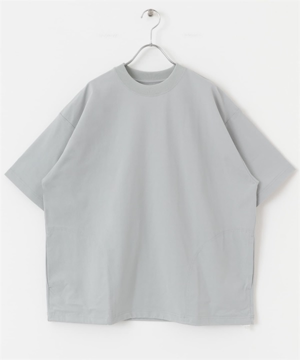 【快乾/涼感/抗皺】華夫格網狀短袖T恤(淺灰色-M-LIGHT GRAY)