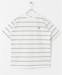 【別注】PENNEYS / THE FOX 刺繡短袖T恤(白色x炭灰色-M-其他白色)